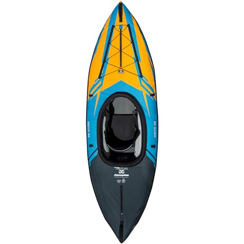 AQUAGLIDE NOYO 90 INFLATABLE KAYAK 1 PERSON TOURING KAYAK WITH COVER NOYO90 - Brand New