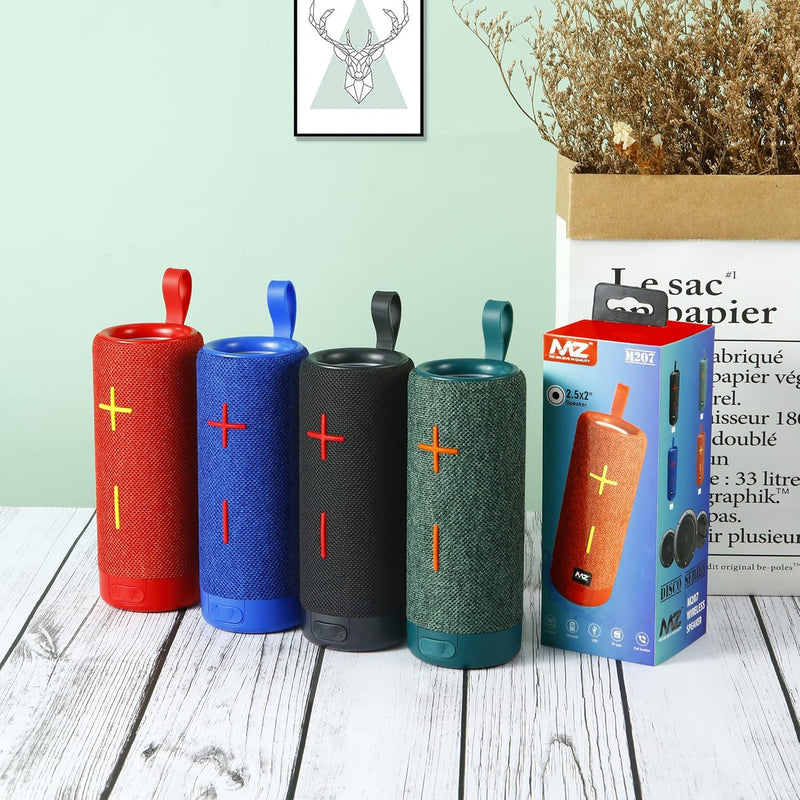 FISHER MZ M207 DYNAMIC THUNDER SOUND HIGH BASS 10 W BLUETOOTH SPEAKER - BLUE - Like New