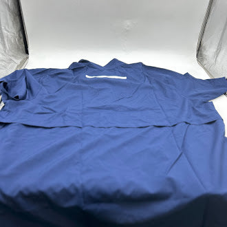 ADIDAS GI6790 ADIDAS SIDELINE 21 SHORT SLEEVE 1/4 ZIP SIZE 2XL  - BLUE/WHITE - Like New