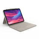 LOGITECH COMBO TOUCH KEYBOARD, TRACKPAD CASE, IPAD 10TH GEN, 920-012420 - SAND Like New