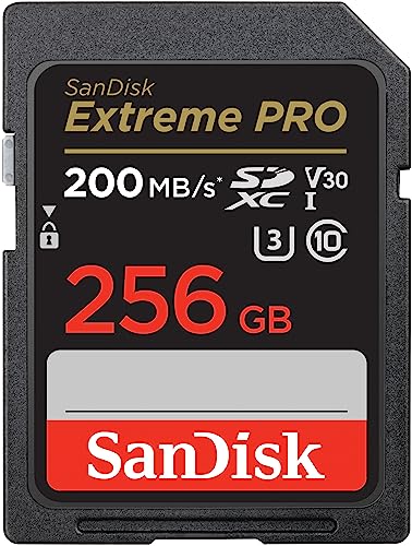 SANDISK 256GB EXTREME PRO SDXC UHS-I MEMORY CARD SDSDXXD-256G-GN4IN GRAY/BLACK - Like New