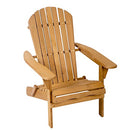 FDW Garden Furniture Lawn Patio Deck Seat Wood Adirondack Chair - Golden Yellow - Like New