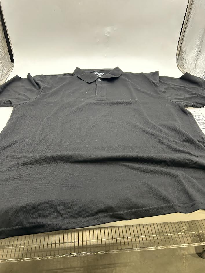 POLO AVENUE MEN'S - SIZE: MEN 3XL - BLACK - Brand New
