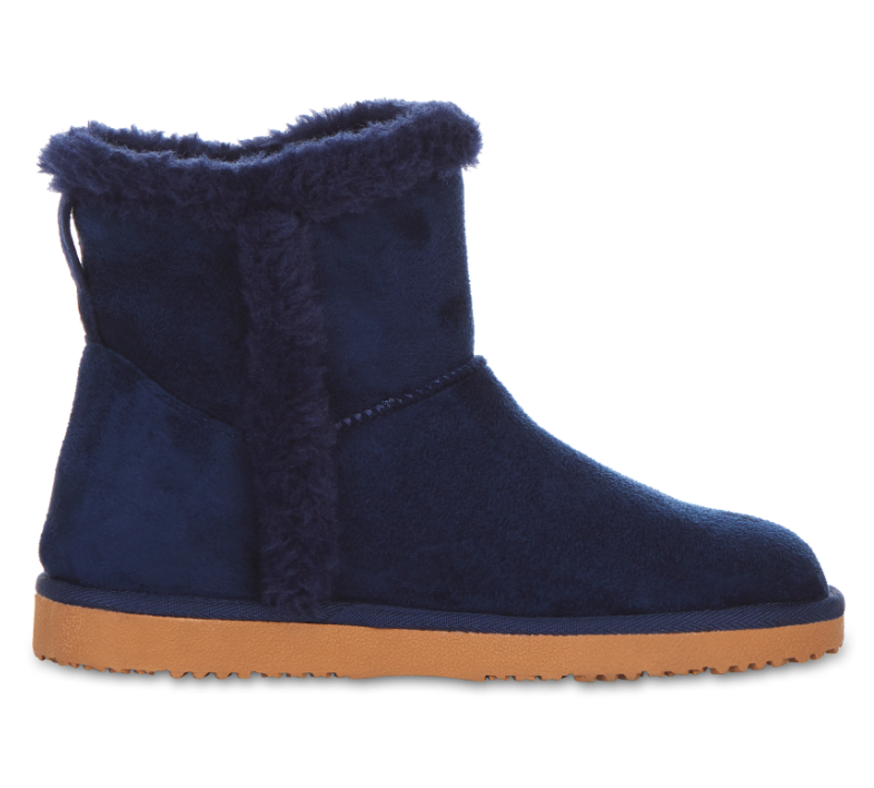FLOOPI MIA CLASSIC MID-CALF CUT BOOT - SIZE: WOMEN 8 - NAVY - Like New