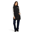 OLRB2276 Reebok Women's Long Puffer Vest With Hood Black M - Like New