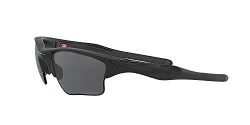 OAKLEY MEN'S OO9154 HALF JACKET 2.0 XL RECTANGULAR SUNGLASSES 62MM BLACK/GRAY - Like New