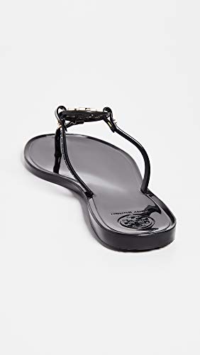 51148678 TORY BURCH WOMEN'S MINI MILLER FLIP FLOPS BLACK SIZE 11 - Like New