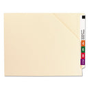 SMEAD END TAB FILE JACKET SHELF-MASTER REINFORCED STRAIGHT-CUT TAB - MANILA - Like New