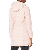 AMAZON ESSENTIALS WOMEN LIGHTWEIGHT WATER-RESISTANT HOODED PUFFER - ROSE, XL - Brand New