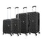 TUCCI HARDSIDE SPINNER CARRY-ON LUGGAGE SET TSA CHECKPOINT FRIENDLY - BLACK Like New