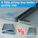 AECHY Under Sink Mat, 34" x 22" Silicone Under Sink Liner, Under Kitchen Sink - Like New