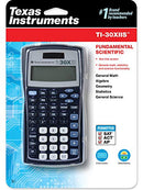Texas Instruments TI-30XIIS Scientific Calculator Black/Blue Accents - Black - Brand New