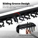 Goture 24 Slots Patented Adjustable Groove Fishing Rod Holder -BLACK Like New