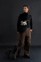 NOAH PAW DOG SLING CARRIER SMALL DOGS 5-18LB DOG-CARRIER PADDED STRAP - BLACK - Brand New