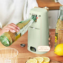 BEAUTIFUL EASY-PREP ELECTRIC CAN OPENER BY DREW BARRYMORE - SAGE GREEN - Like New