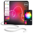 PHILIPS HUE FLUX OUTDOOR 16-FOOT MULTICOLOR LED STRIP LIGHT, 3000 LM - Like New
