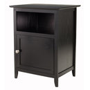 WINSOME HENRY ACCENT TABLE, 19 INCHES, BLACK - Like New