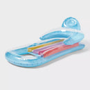 SUN SQUAD INFLATABLE LOUNGE POOL FLOAT- BLUE - Like New