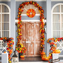 Acmind Fall Wreath for Front Door Outside 26" Autumn Front Door Maple Leaves - Brand New