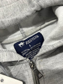 PACIFIC POLO CLUB FLEECE FULL-ZIP HOODIES - SIZE: MEN L - GRAY - Brand New