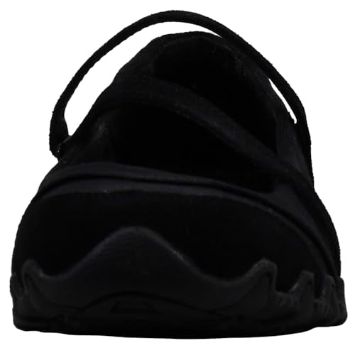 SKECHERS WOMEN'S BIKERS MC GET UP MARY JANE FLAT BLACK SIZE 11 - Like New
