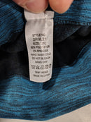 SHOSHO WOMEN'S LEGGINGS HIGH WAISTED CROP ACTIVEWEAR - WOMEN L/XL - BLUE HEATHER - Like New