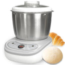 YUCHANLUCK DOUGH MIXER 7.4QT LARGE CAPACITY ELECTRONIC FUNCTION - WHITE/GRAY - Like New