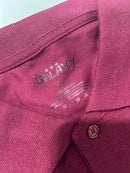 GALAXY BY HARVIC POLO SHORT SLEEVE SIZE XL - BURGUNDY - Brand New