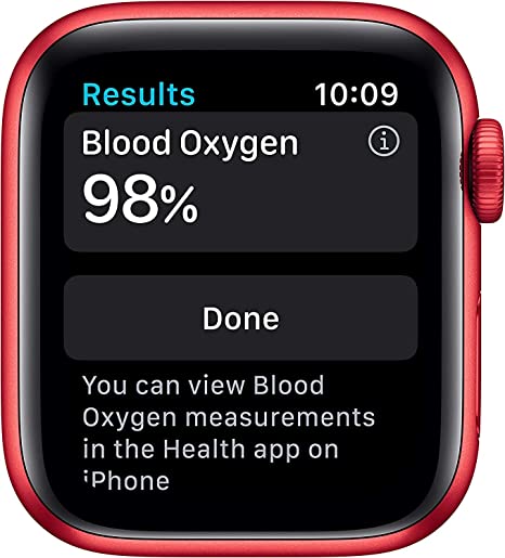 Apple Watch 6 (GPS + Cellular) 44mm Red Aluminum Case M07K3LL/A - Like New