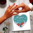 UNCONDITIONAL ROSIE UNIQUE FIRST WEDDING ANNIVERSARY MEMORY BOOK WHITE/GREEN - Like New