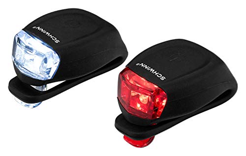 SCHWINN QUICK WRAP BIKE REAR LIGHT TOOL FREE BRIGHTNESS SW79070A - BLACK - Brand New