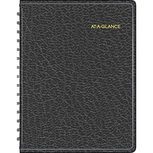 AT-A-GLANCE FOUR-PERSON GROUP UNDATED DAILY APPOINTMENT BOOK - Scratch & Dent
