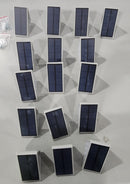 GENERIC SOLAR STAIR LIGHTS OUTDOOR WATERPROOF COOL WHITE - 16 PACK - GRAY - Like New