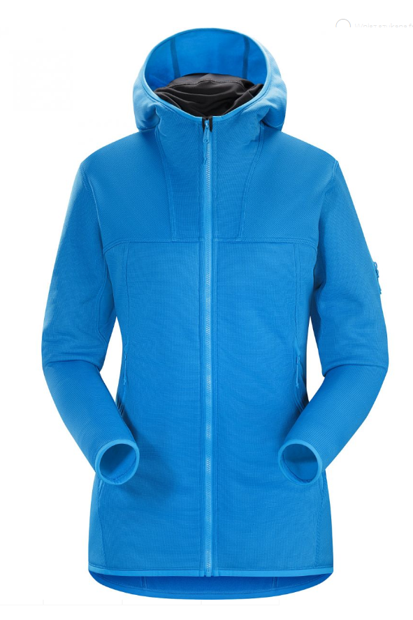 ARC'TERYX ARCTERYX WOMEN'S FLEECE JACKET FORTREZ HOODY - SIZE: WOMEN XL - BLUE - Brand New