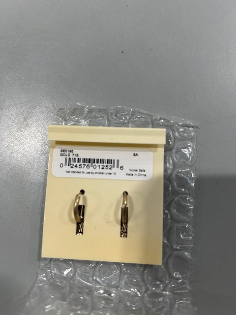 THE SAK GOLD METAL SCOOP DROP EARRINGS GOLD 715 - GOLD - Brand New