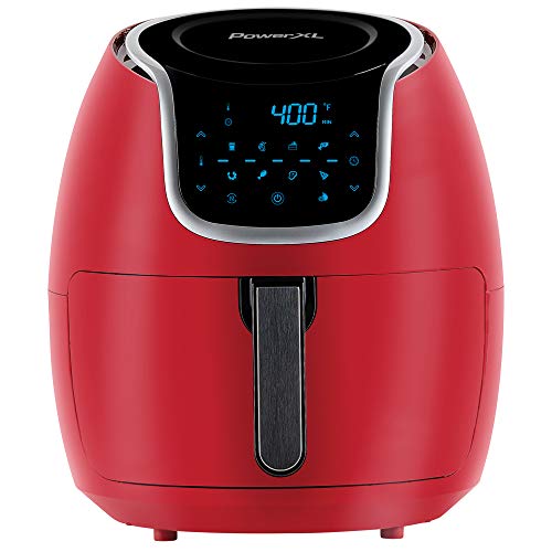 POWERXL AIR FRYER VORTEX MULTI COOKER ROAST BAKE BASKET 7 QT - RED Like New