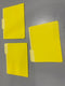 OFFICE DEPOT 2-TONE FILE FOLDERS, 1/3 CUT, LETTER SIZE, PACK OF 24 - YELLOW - Like New