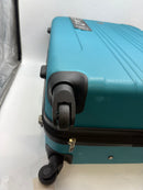 TRAVELERS CLUB 3PC SET 28" 24" 20" CHICAGO HARDSIDE SPINNER LUGGAGE - TEAL - Like New
