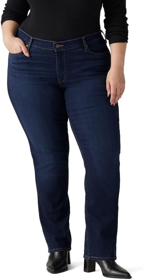 LEVI'S WOMEN'S STRAIGHT 505 JEANS - SIZE: WOMEN 10 - COBALT HAZE - Brand New