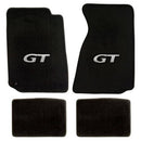 LLOYD MATS 1994-2004 MUSTANG 4PC BLACK FLOOR MATS SET - SILVER GT LOGO - BLACK - Brand New