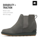 Sorel Women's Evie ll Chelsea Boot Quarry Grill/Dusty Olive Size 10 - Like New
