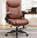KERDOM - ERGONOMIC PU LEATHER OFFICE CHAIR - BROWN - Like New