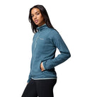 2136231429 COLUMBIA WOMENS ESSENTIAL HIKE GRID FLEECE LARGE EVERBLUE/BLUE - Brand New