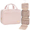 NISHEL TRAVEL TOILETRY BAG FOR WOMEN PORTABLE HANGING ORGANIZER MEDIUM PINK - Like New