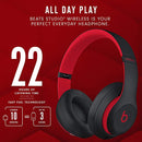 Beats Studio3 Wireless Over Ear Headphones MX422LL/A - Defiant Black Red Like New