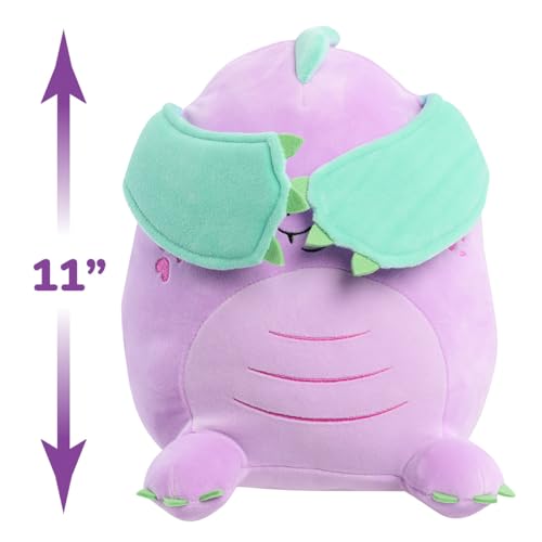 47041 FLIPEEZ LARGE PLUSH, JETT, DRAGON, AGES 3 AND UP - PURPLE - Brand New