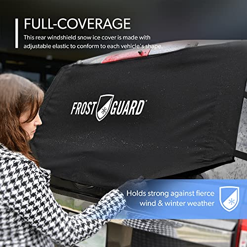 FrostGuard Rear Windshield Cover for Ice and Snow, For SUVs and Trucks - Black - Like New