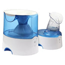 CRANE INHALER & WARM MIST HUMIDIFIER, 0.5 GALLON, BLUE & WHITE - Brand New