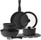 SODAY 15 Pieces Pots and Pans Set Non Stick - Black Like New