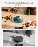 LEFANT LIDAR ROBOT VACUUM, 450 ML VISIBLE DUSTBIN, UPGRADED 190° PSD, M330PRO - Like New